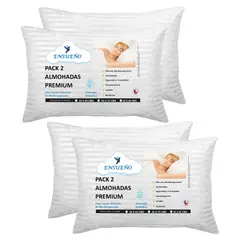 GENERICO - Almohadas Premium Pack X4 50x70cm Hogar De Ensueño