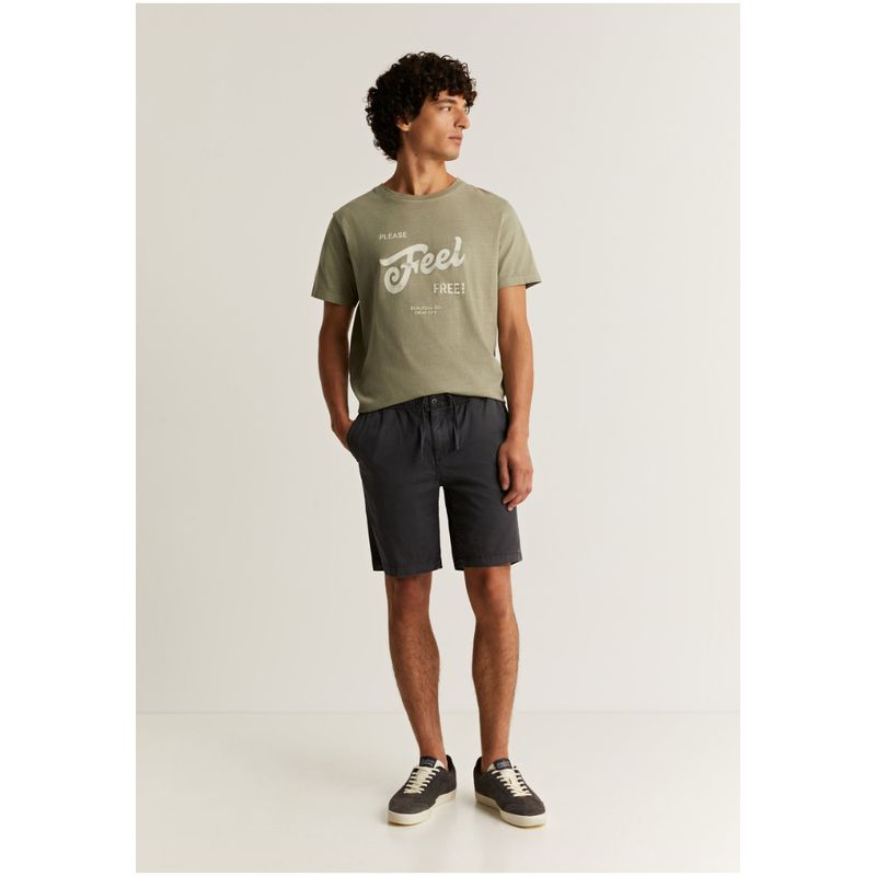SCALPERS - Bermudas Clásicas Navy