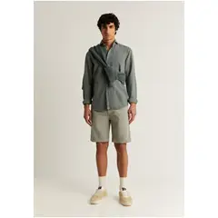 SCALPERS - Bermudas Algodón Light Green