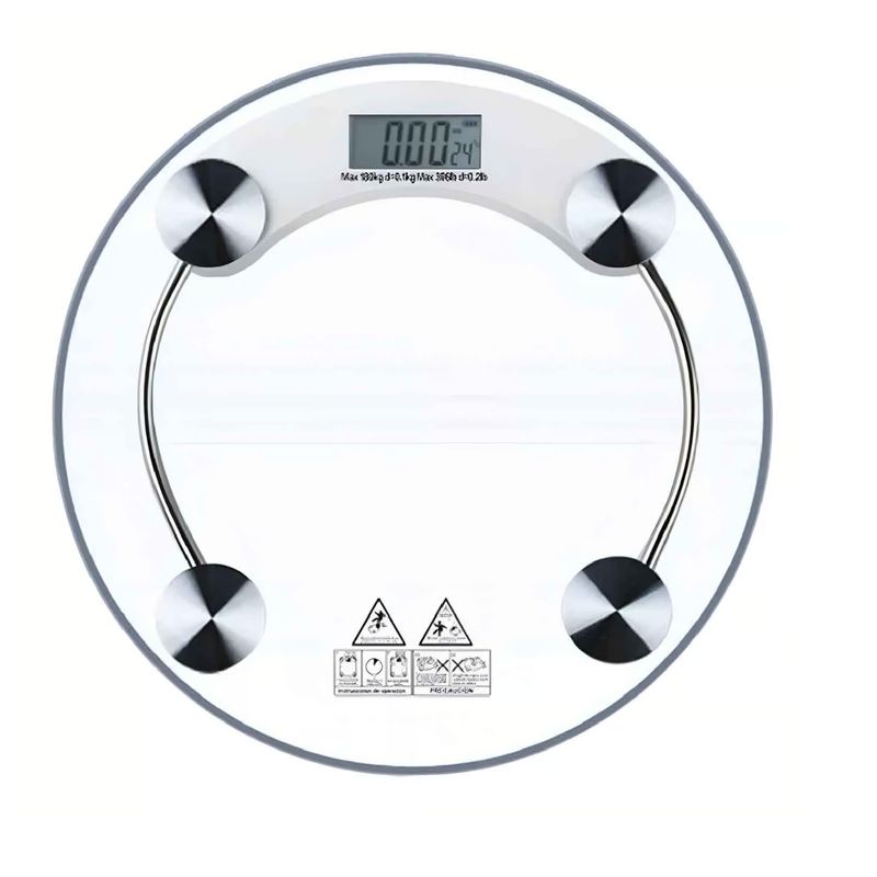 DBLUE - Balanza Pesa Digital Vidrio Templado Uso Domestico