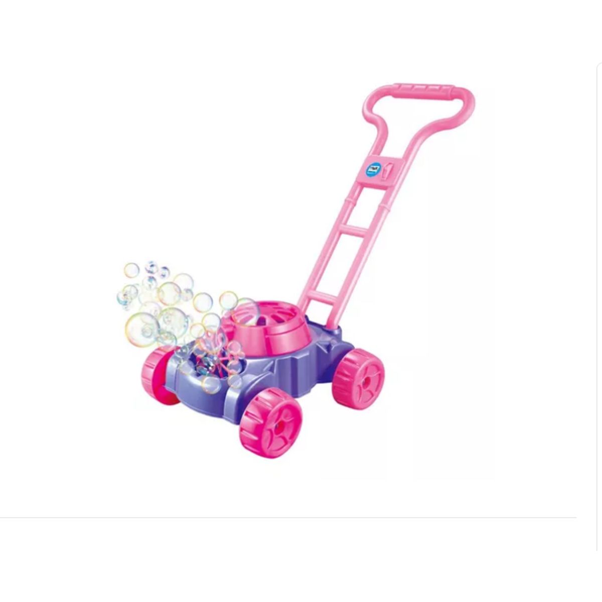 GENERICO - Carrito Caminador Lanza Burbujas Rosado