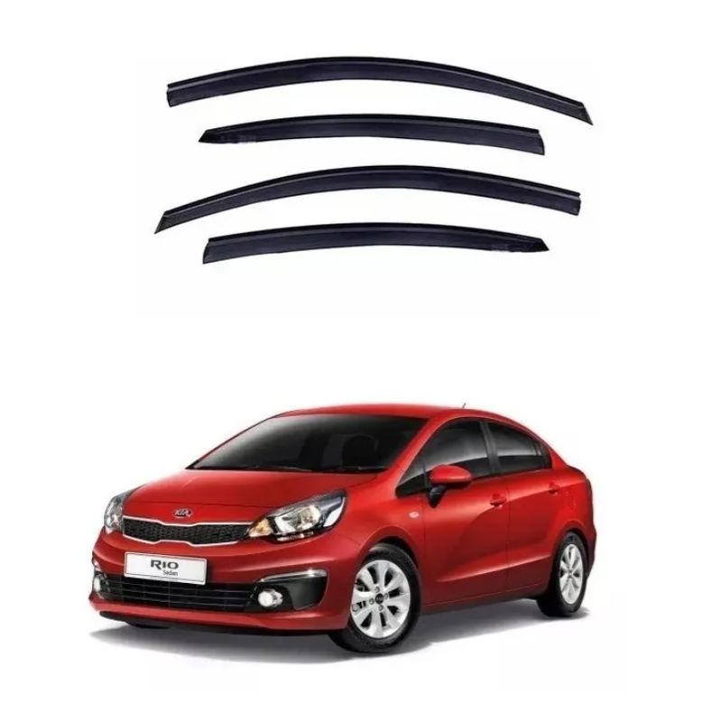 GENERICO - Kit Aletas Bota Aguas Kia Rio 2012 - 2017