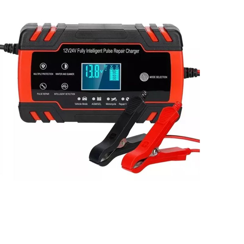 GENERICO - Cargador De Batería Inteligente Y Rápido 12v 8a 24v