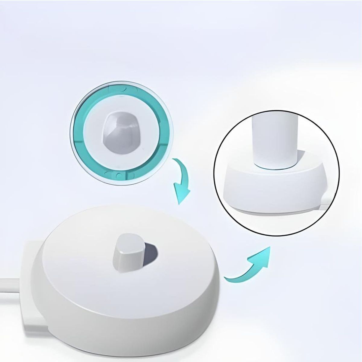 EON - Cargador Usb Compatible Con Cepillo Electrico Oral-b