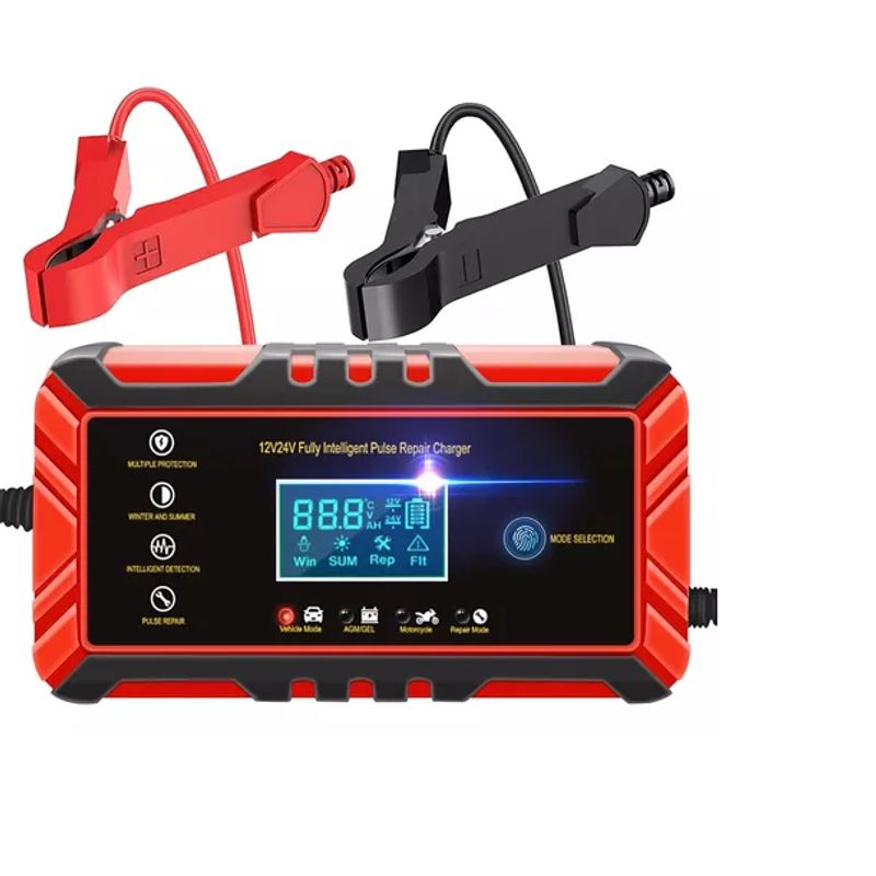GENERICO - Cargador De Batería Inteligente Y Rápido 12v 8a 24v