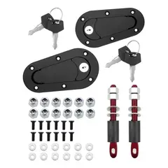 KUANGYE - Cerradura De Capota Empotrada Universal Con Llave D1