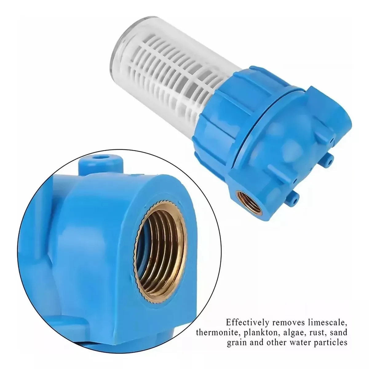 KUANGYE - Filtro Antisarro 2 Etapas Para Calefon, Calderas Y Termos