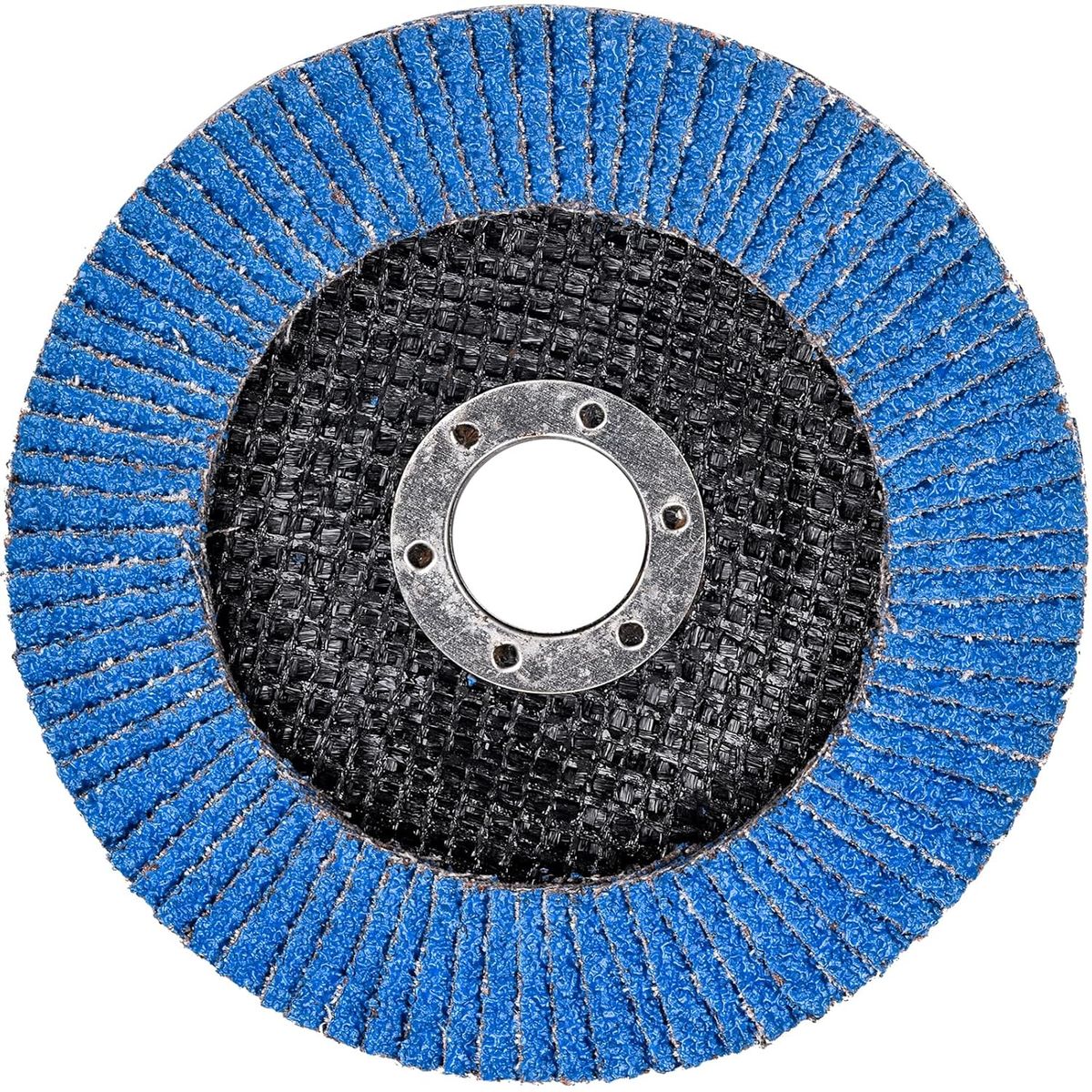 KUANGYE - 20 Discos Lija Azul Flap Traslapado 115 mm Grano 40
