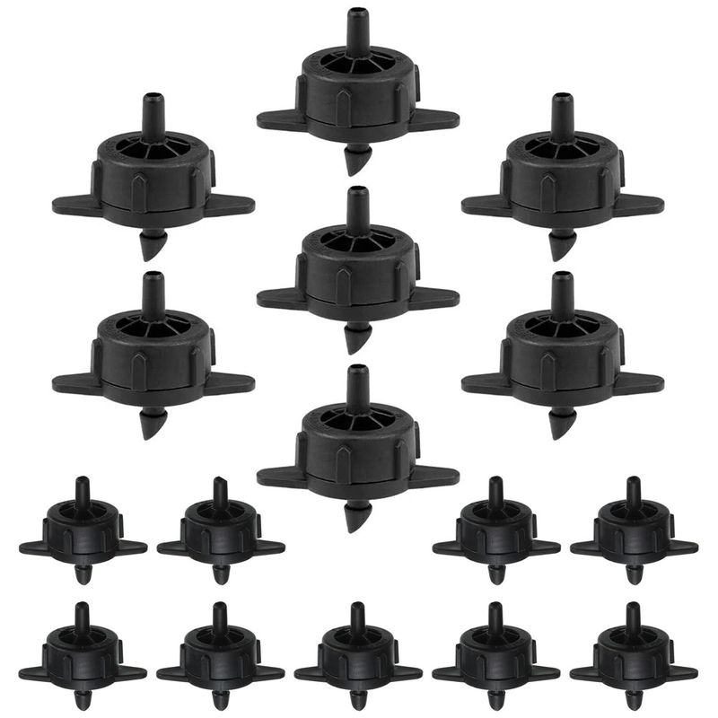 KUANGYE - Pack 100 Goteros Riego Autocompensado De 4 Litros Hora