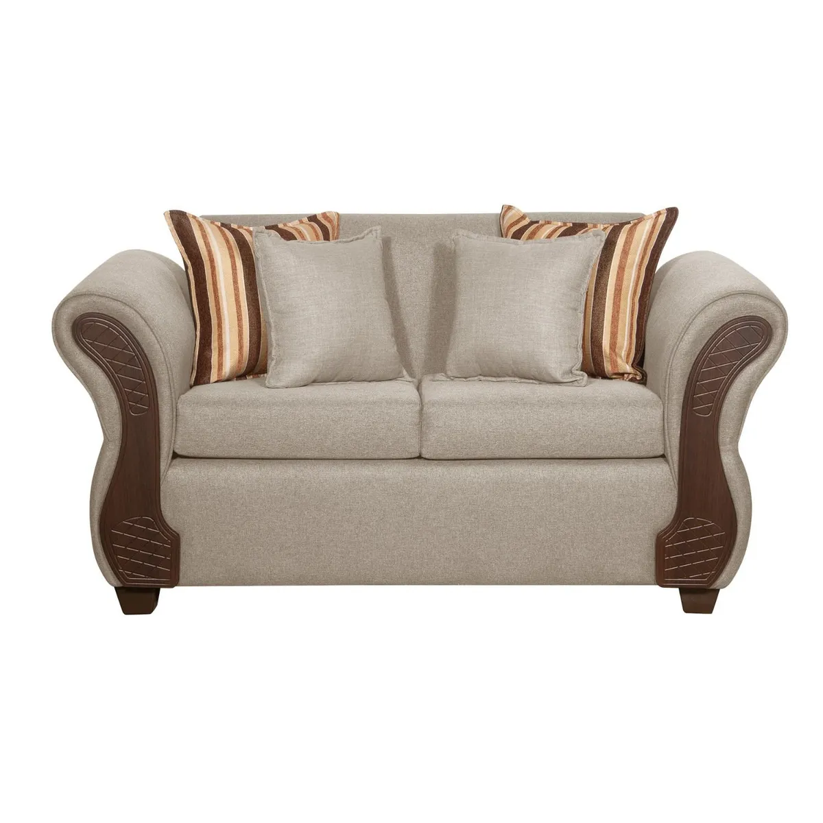RUZAM MOBEL - SOFA 2 CUERPOS MARSELLA BEIGE