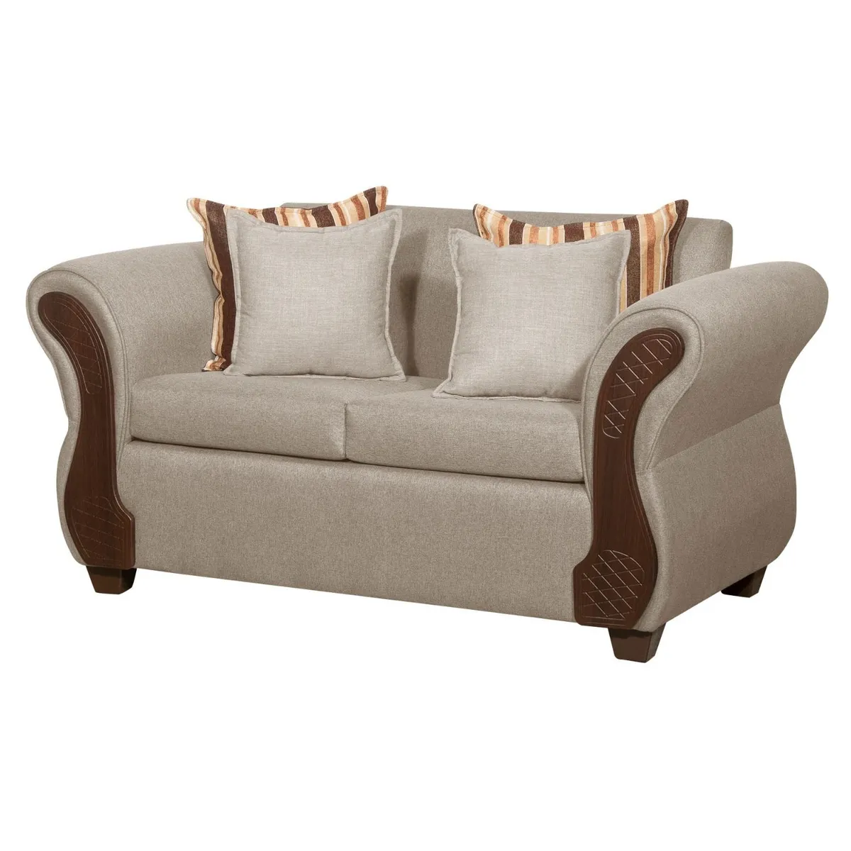 RUZAM MOBEL - SOFA 2 CUERPOS MARSELLA BEIGE