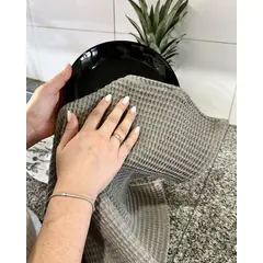 GENERICO - Paño De Cocina Repasador Nido - 100% Algodon Gris