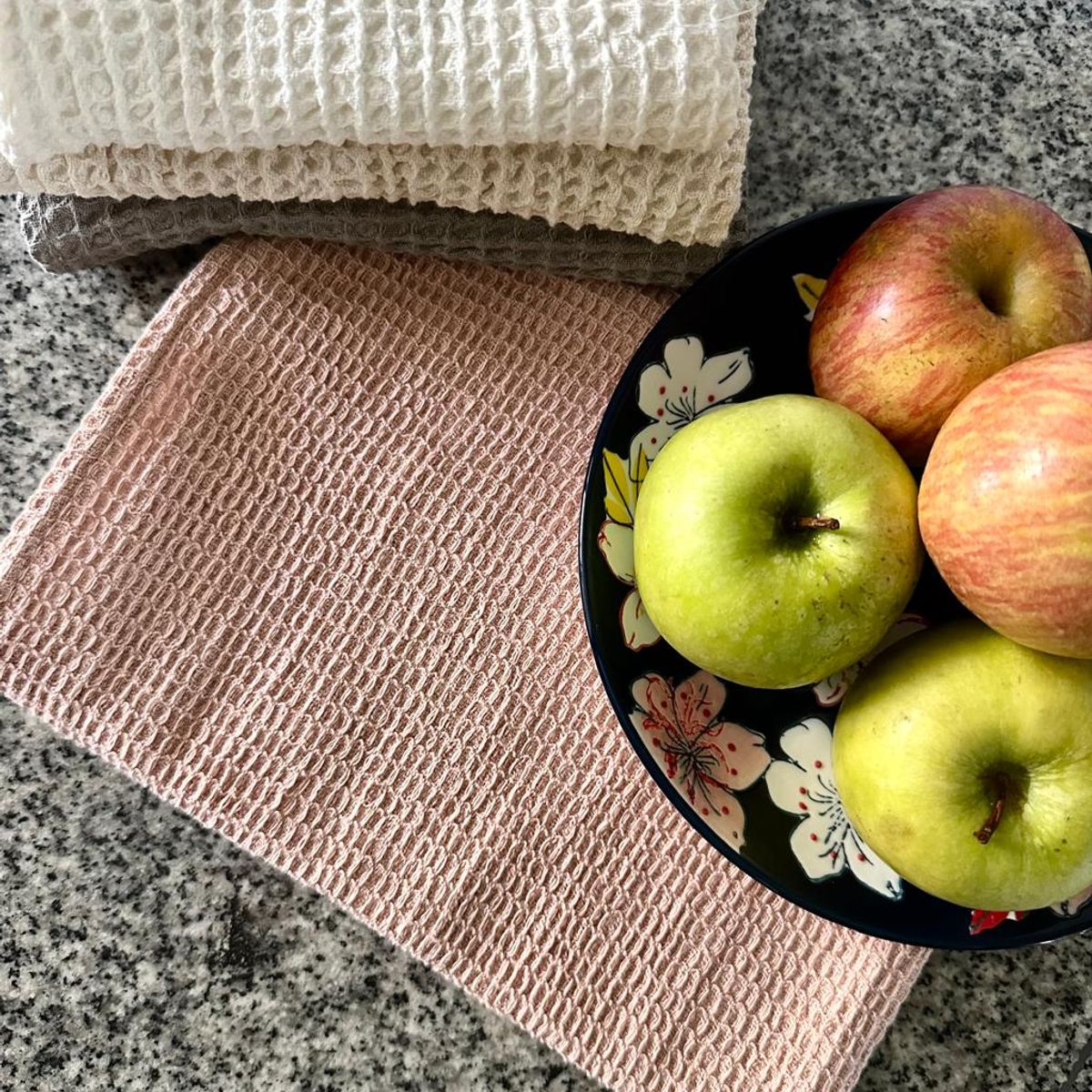 GENERICO - Paño De Cocina Repasador Nido - 100% Algodon Rosa