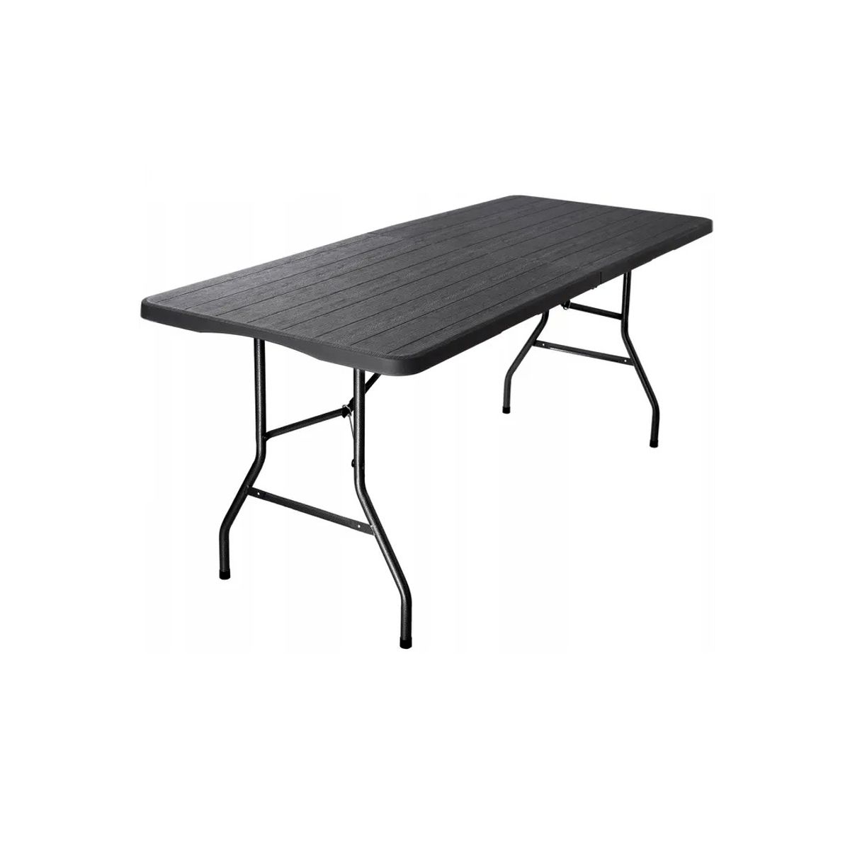 GENERICO - Mesa plegable simil madera 180x74x74cm