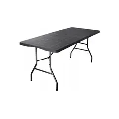 GENERICO - Mesa plegable simil madera 180x74x74cm