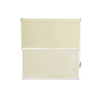 Cortina Roller Blackout 2 Paño 180x240 Doble Con Visillo Sin Cenefa