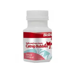 BIOLINE - Burbujas de Catnip Para Gatos No Toxicas 177 ml