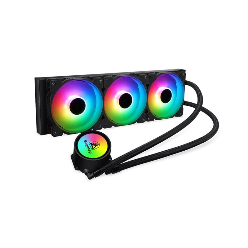 GENERICO - Refrigeracion Liquida 3 ventiladores Argb Belced 360 Black