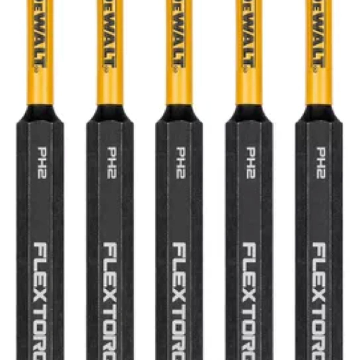 DEWALT - Set 5 Puntas Phillips#2 3-1/2 FlexTorq Dewalt DWAF3PH2IR5