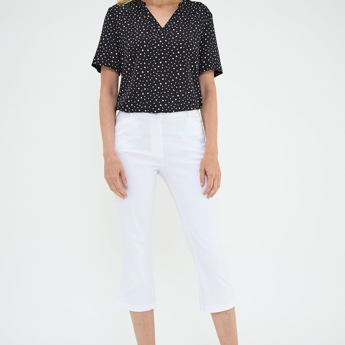 MA GRIFFE - Pantalon Casual Crudo Mujer Magriffe