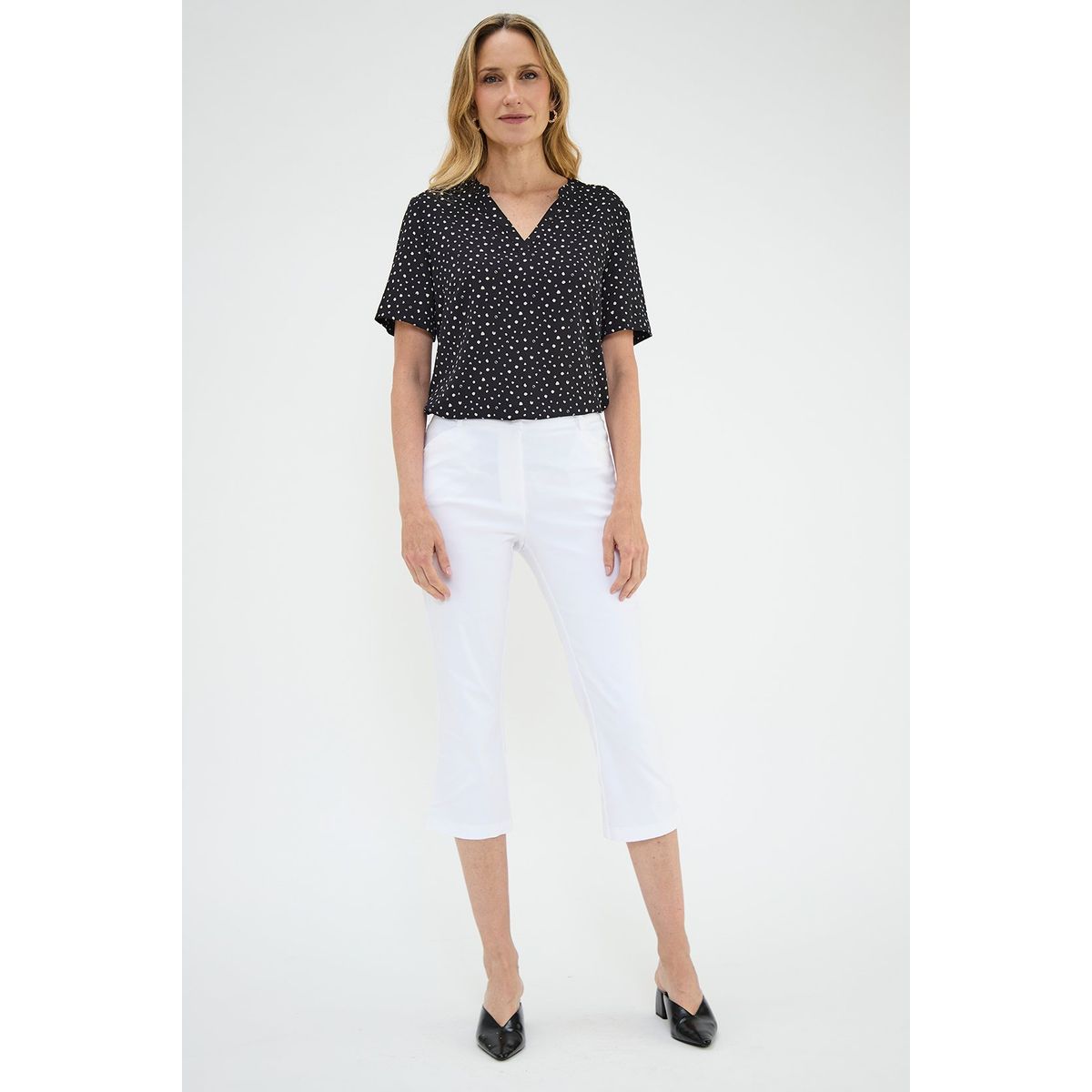 MA GRIFFE - Pantalon Casual Crudo Mujer Magriffe