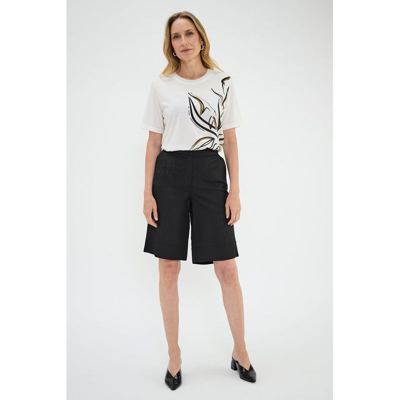 MA GRIFFE - Short Negro Mujer Magriffe