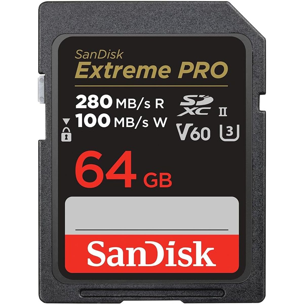 SANDISK - Memoria Sd Sandisk Extreme Pro 64gb 280mbs Uhs-ii V60 6k