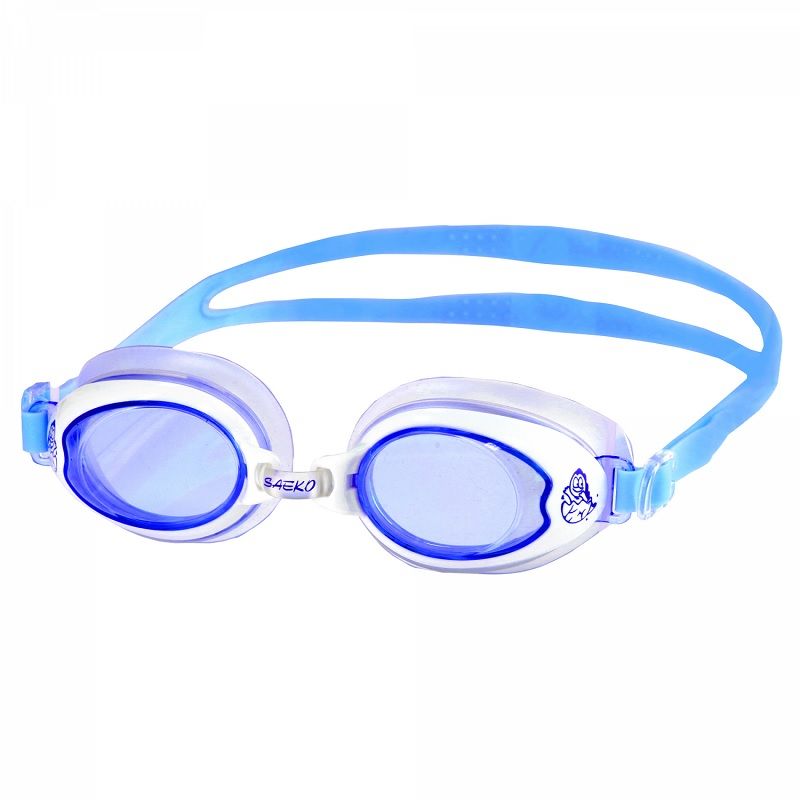 SAEKO - LENTE NATACION SAEKO S15 DINOSAURIO AZUL