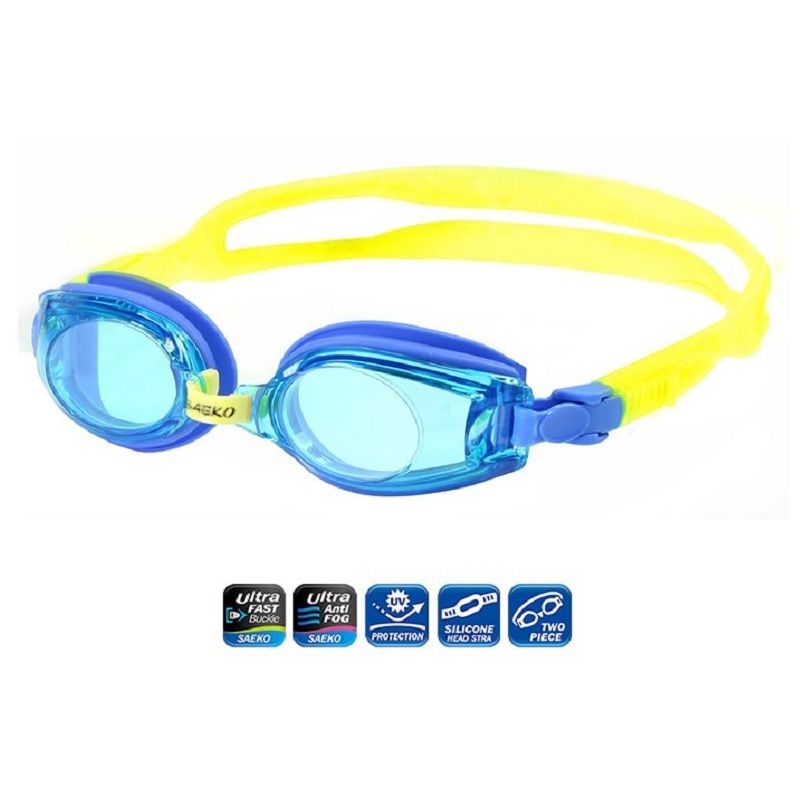 SAEKO - LENTE NATACION SAEKO S5A JUNIOR AMARILLO/AZUL