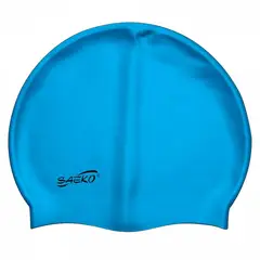 SAEKO - GORRA NATACION SILICONA AZUL