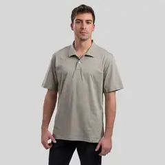 TRAUKO - Polera Hombre Algodón Beige Polo Ash