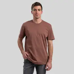 TRAUKO - Polera Hombre Algodón Roja Original Terracota