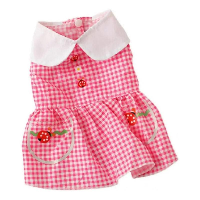 GENERICO - Ropa Vestido Para Perros Pequeños Tipo Yorkie o Dachshund - Rosa - M