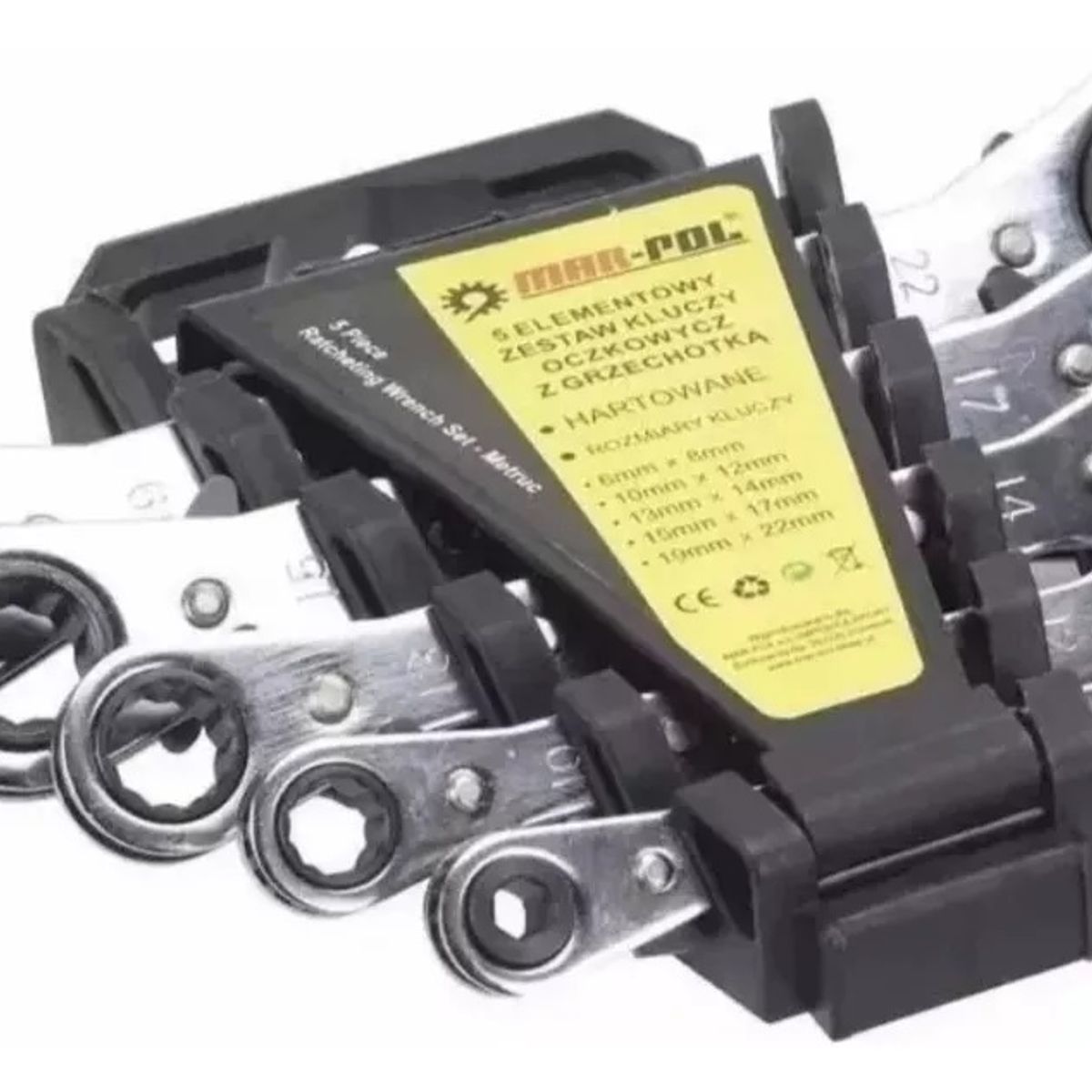 GENERICO - Juego De Llaves Corona Con Chicharra 5 Piezas