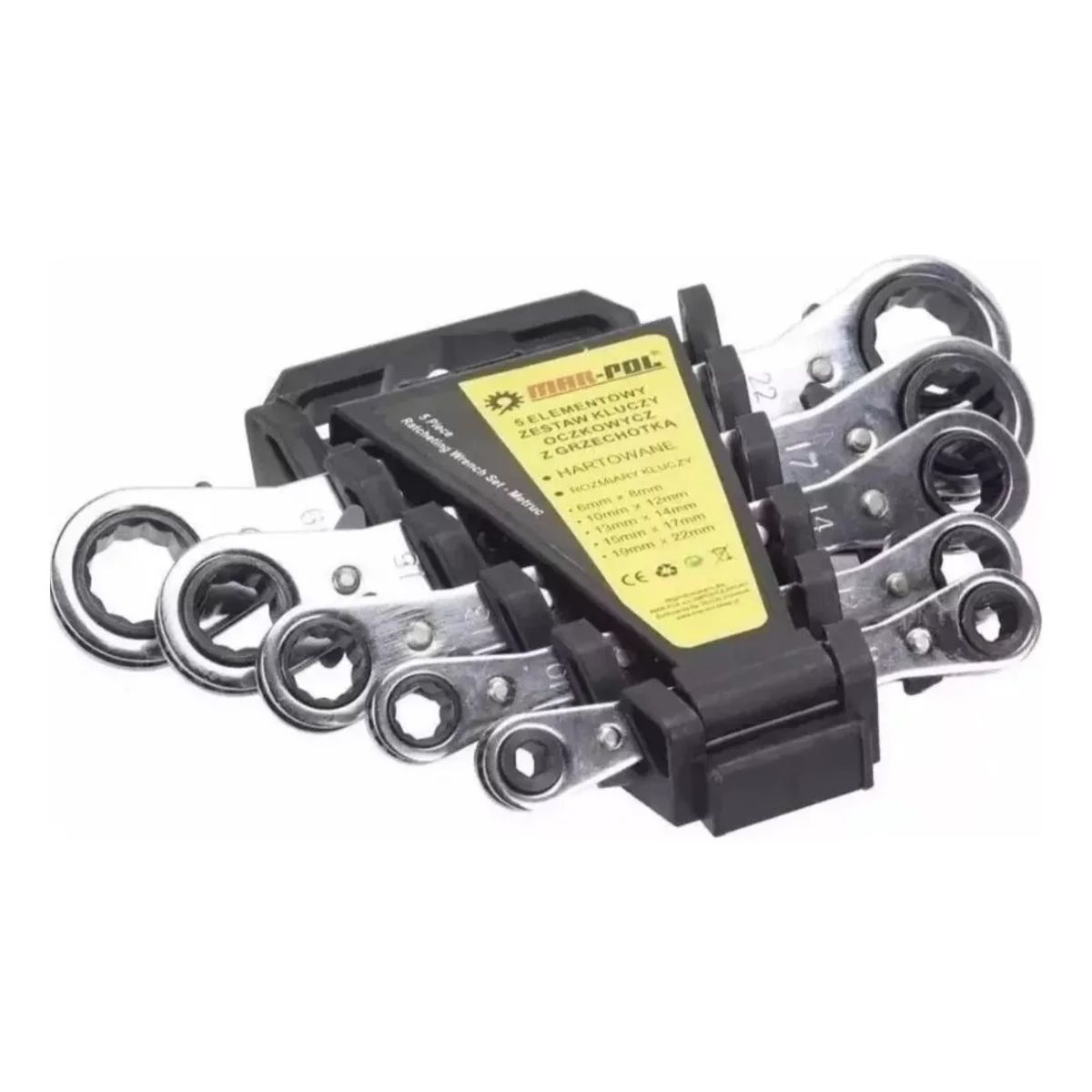 GENERICO - Juego De Llaves Corona Con Chicharra 5 Piezas