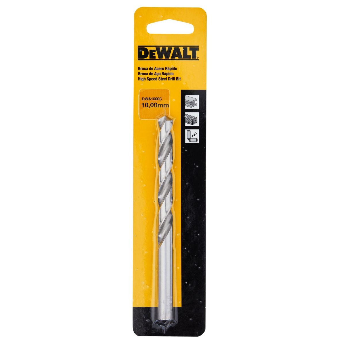 DEWALT - Broca de acero rápido multisuperficie 10mm DEWALT DWA1000C