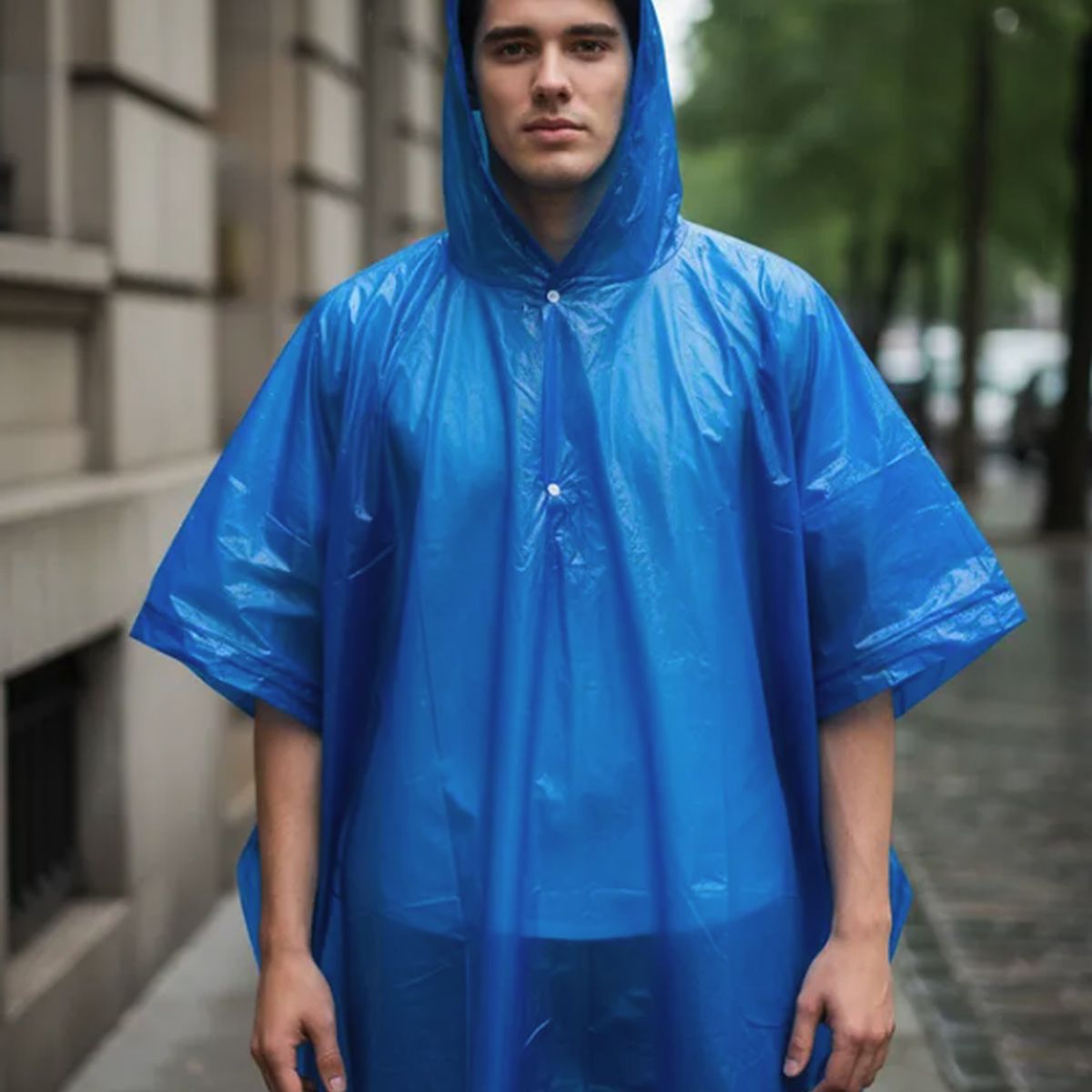 PRO OUTDOOR - Poncho Para Lluvia Impermeable Pro Outdoor