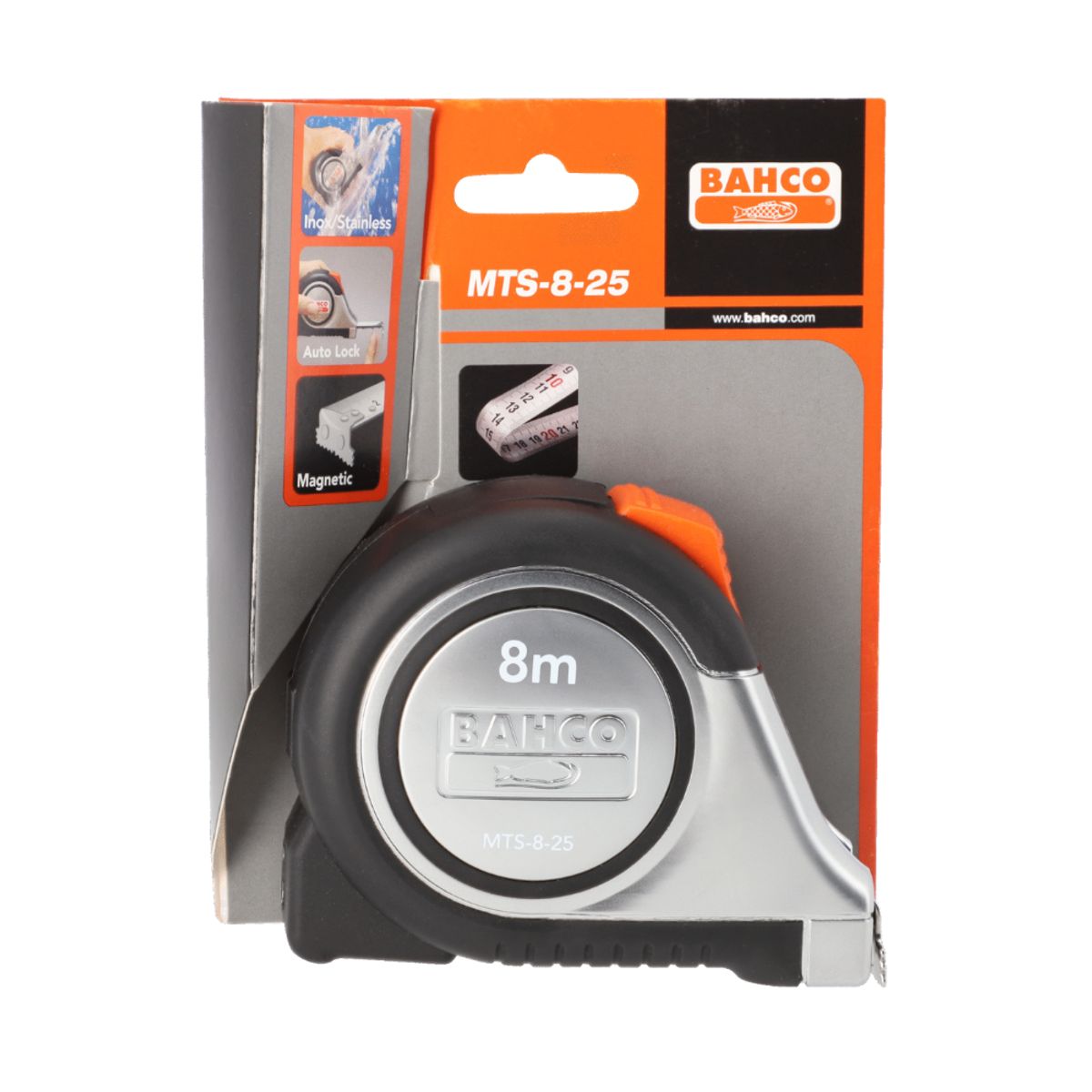 BAHCO - Huincha de Medir bahco 8 mts mts-8-25-E