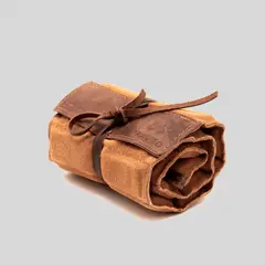 TRAUKO - Juego de Dominó Cuero Café