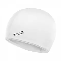 SAEKO - GORRA NATACION POLYESTER BLANCA