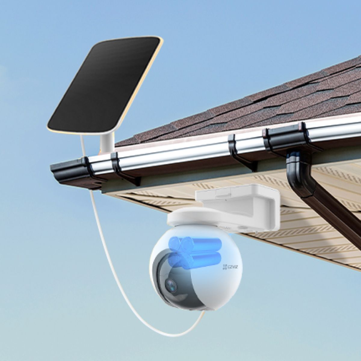 EZVIZ - KIT EB8 4G + PANEL SOLAR TYPE C EZVIZ