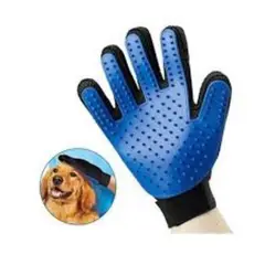 METALFER - Guante Removedor De Pelo Para Mascotas AZUL