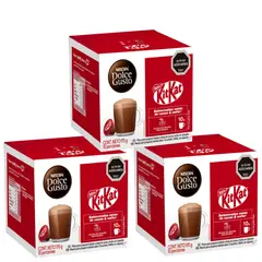 NESCAFE - Pack 3 Café Nescafé Dolce Gusto® Kit Kat 10 Cápsulas