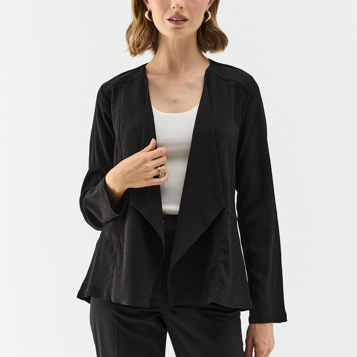 MA GRIFFE - Tapado Negro Mujer Magriffe