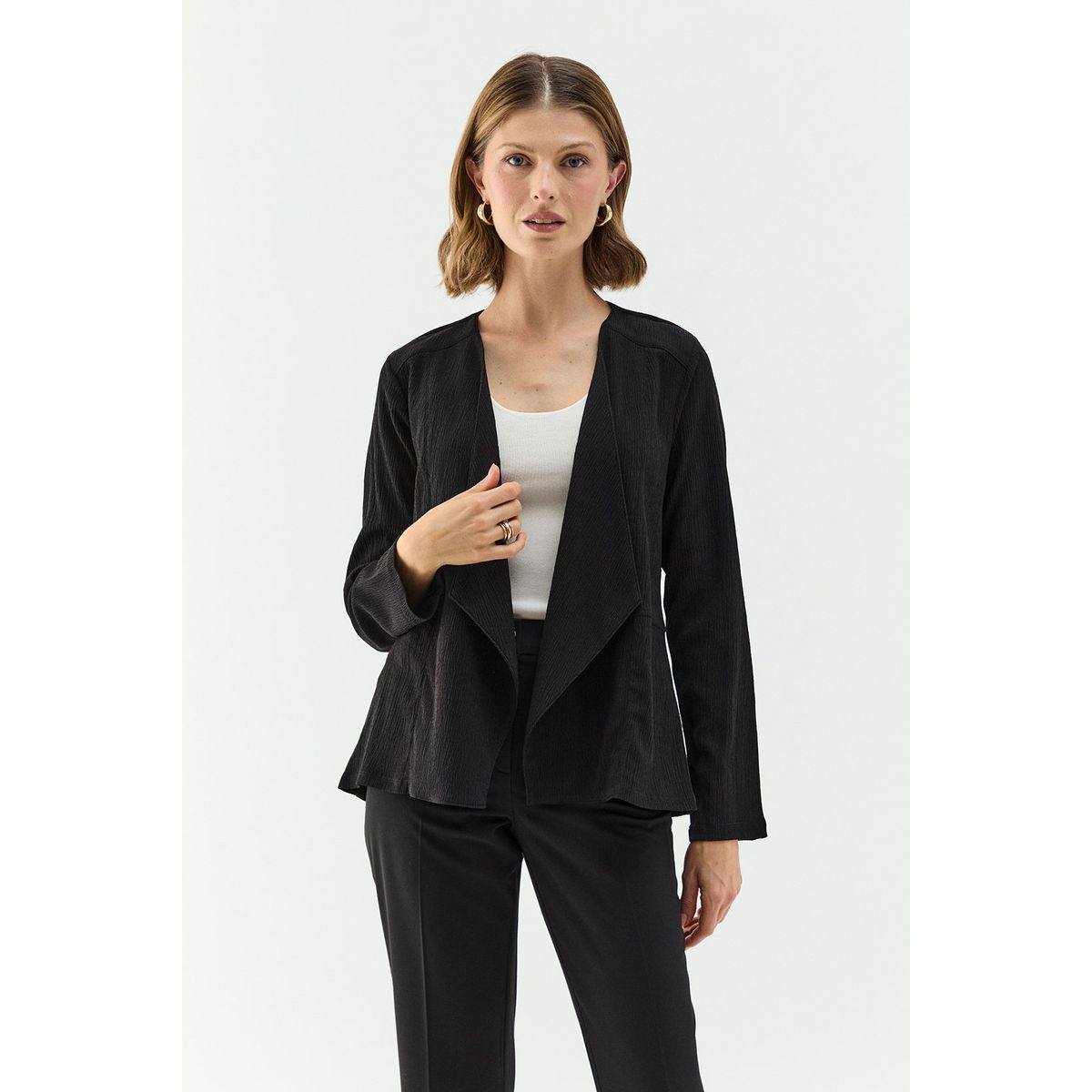 MA GRIFFE - Tapado Negro Mujer Magriffe