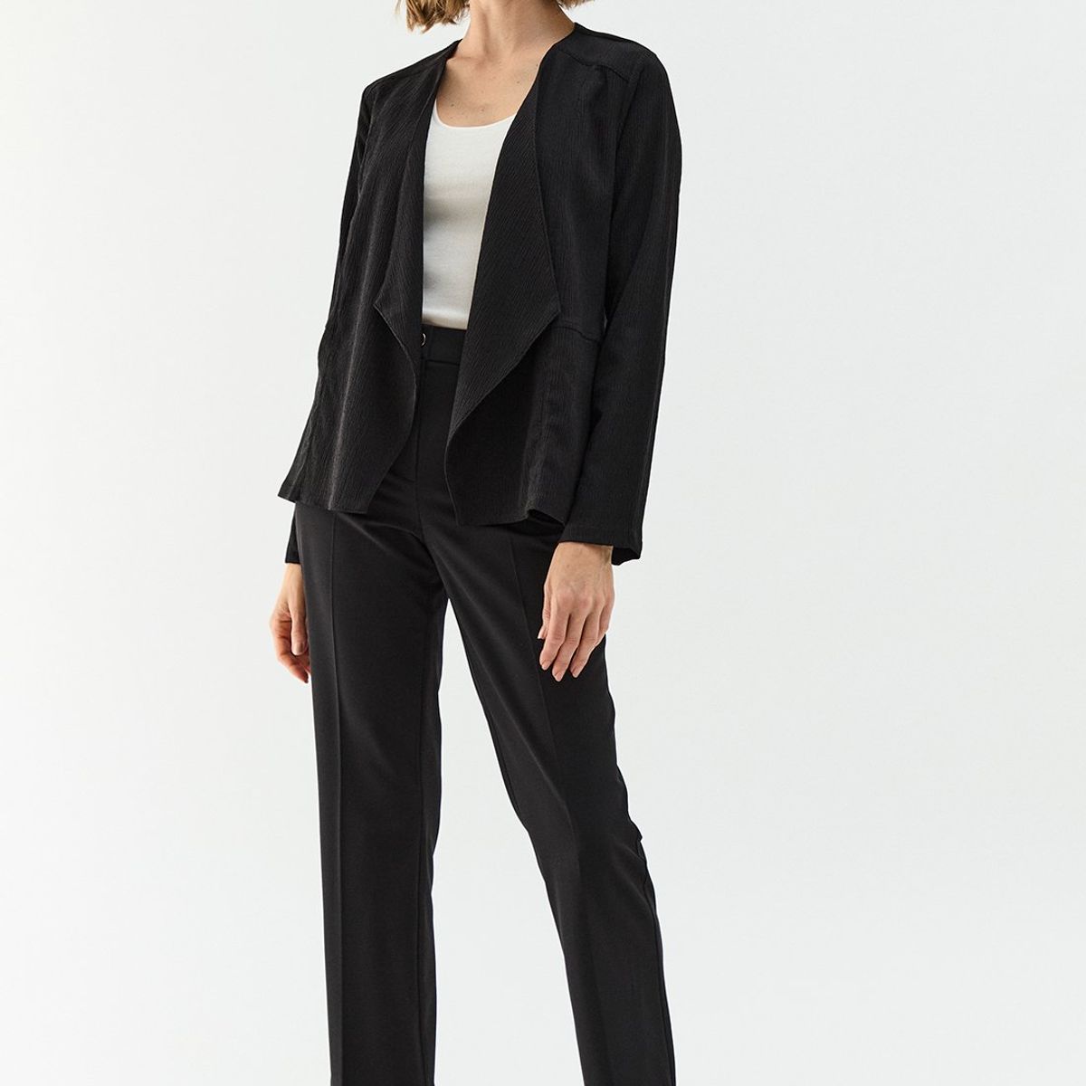 MA GRIFFE - Tapado Negro Mujer Magriffe