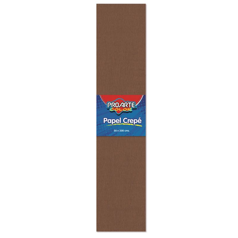 PROARTE - Papel Crepe Proarte 50 X 200 Cms Cafe Oscuro
