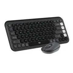 LOGITECH - Kit Teclado Y Mouse Pop Icon Español Grafito
