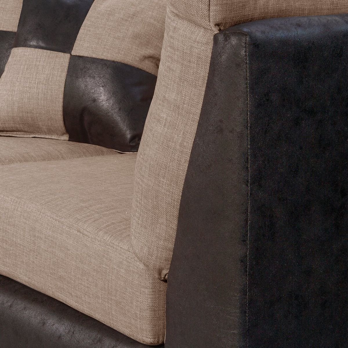 GENERICO - Sofá Seccional Fijo Izquierdo Donato Beige