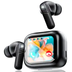 TECNOLAB - Audifonos Inalámbricos Bluetooth Pantalla Touch Negro